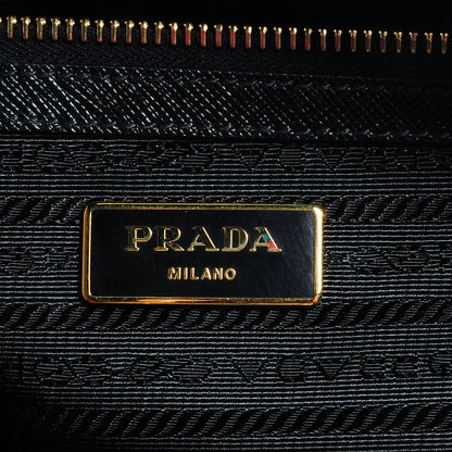 Prada Saffiano Lux Medium Tote Nero Black 8 of 10