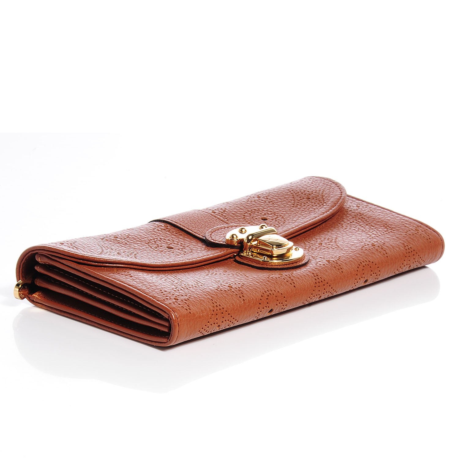 Louis Vuitton Mahina Amelia Clutch Cognac 4 of 7