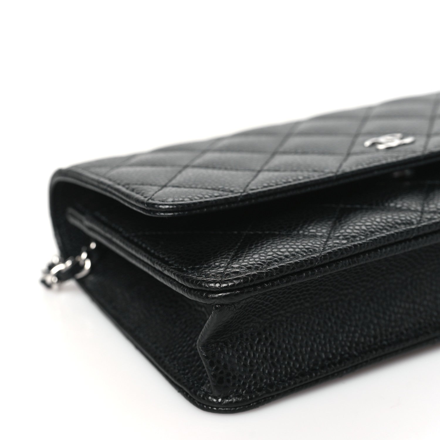 Chanel Caviar Quilted Wallet on Chain WOC Black 9 of 11
