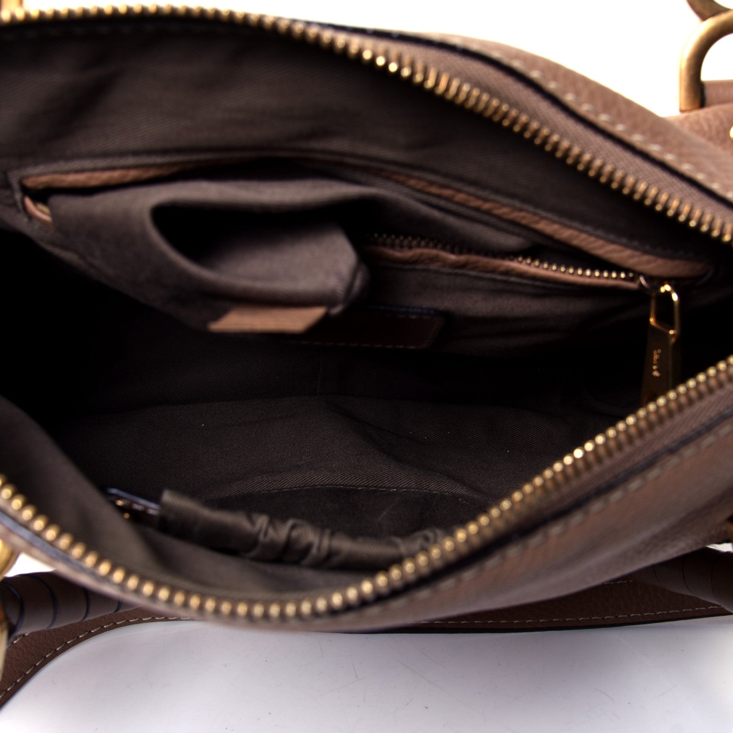 Chloe Calfskin Medium Marcie Satchel Nut 4 of 4