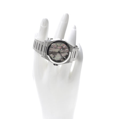 Gucci Stainless Steel Black Mother of Pearl 36mm Pantheon Quartz Watch 2 of 7