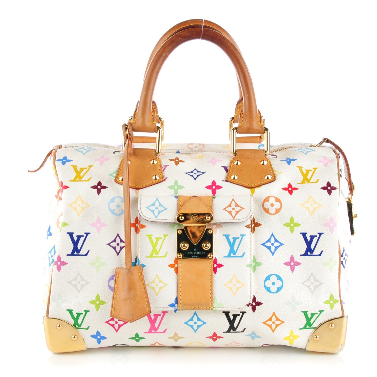 Louis Vuitton Monogram Multicolor Speedy 30 White 1 of 9