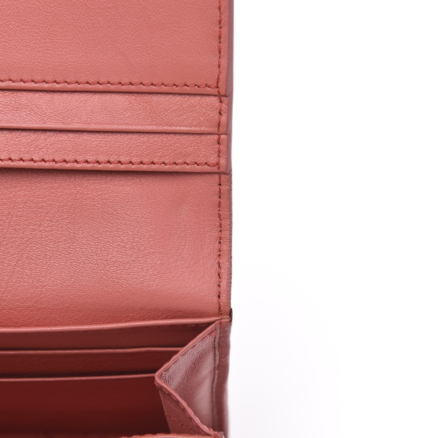 Burberry Calfskin Horseferry Check Porter Continental Wallet Coral Pink 7 of 14