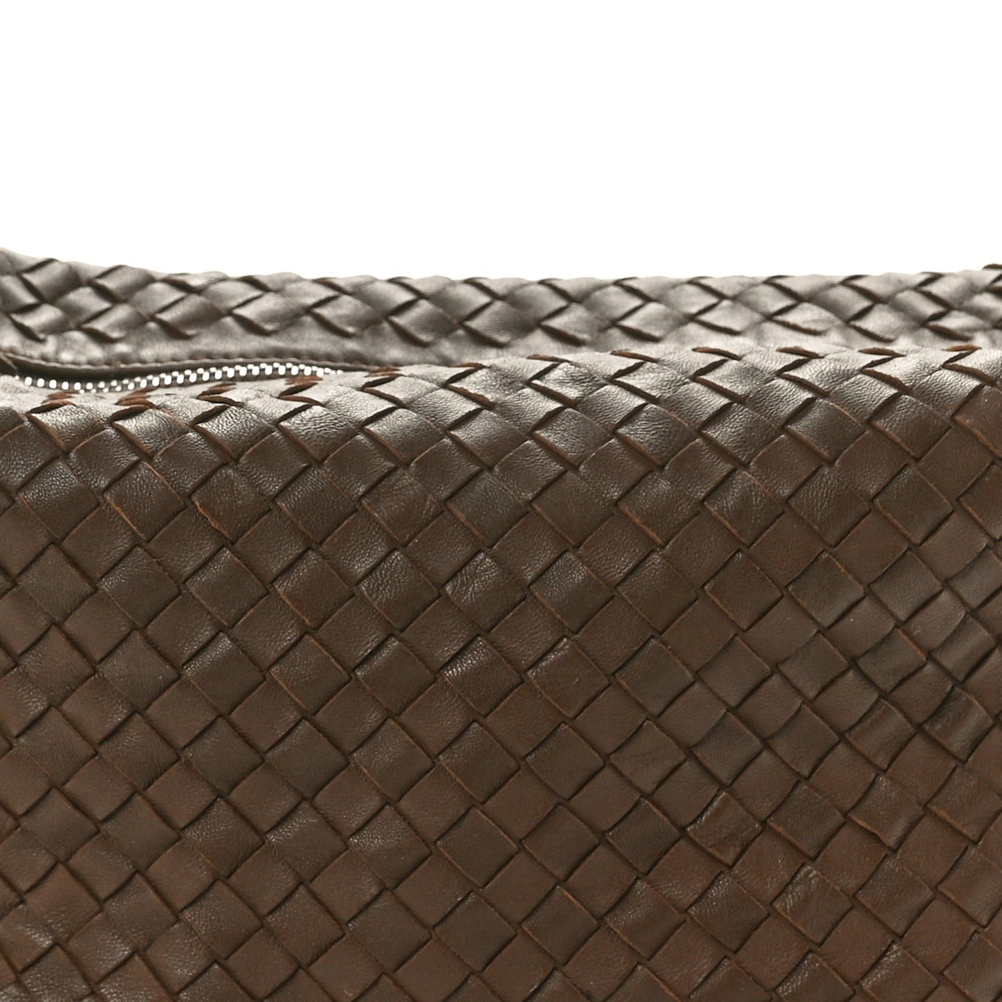 Nappa Intrecciato Ciambrino Bag Brown