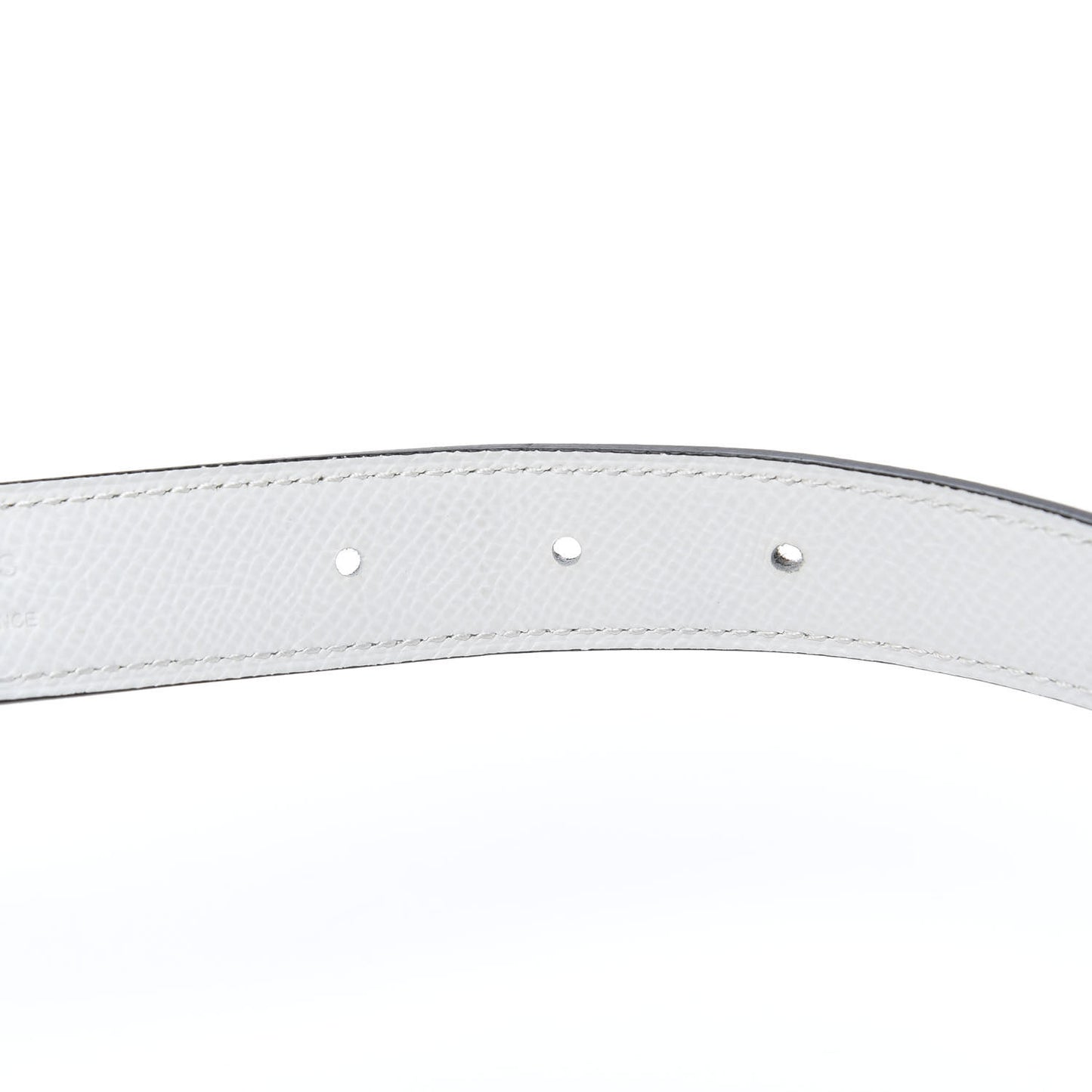 Swift Epsom 24mm Belt Strap 85 Etoupe White
