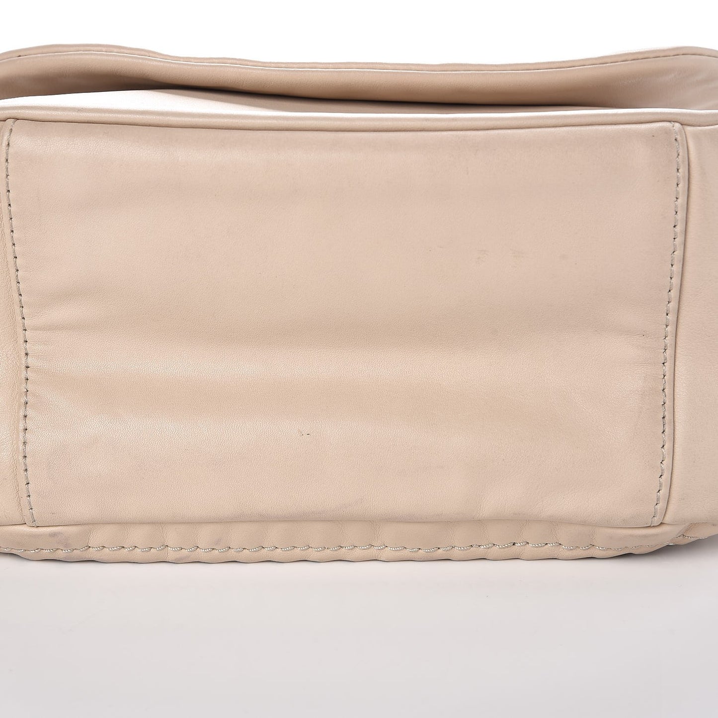 Smooth Calfskin Luxe Ligne Flap Light Beige
