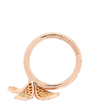 Pasquale Bruni 18K Rose Gold Pink Sapphire Petit Garden Ring 52 6 5 of 6