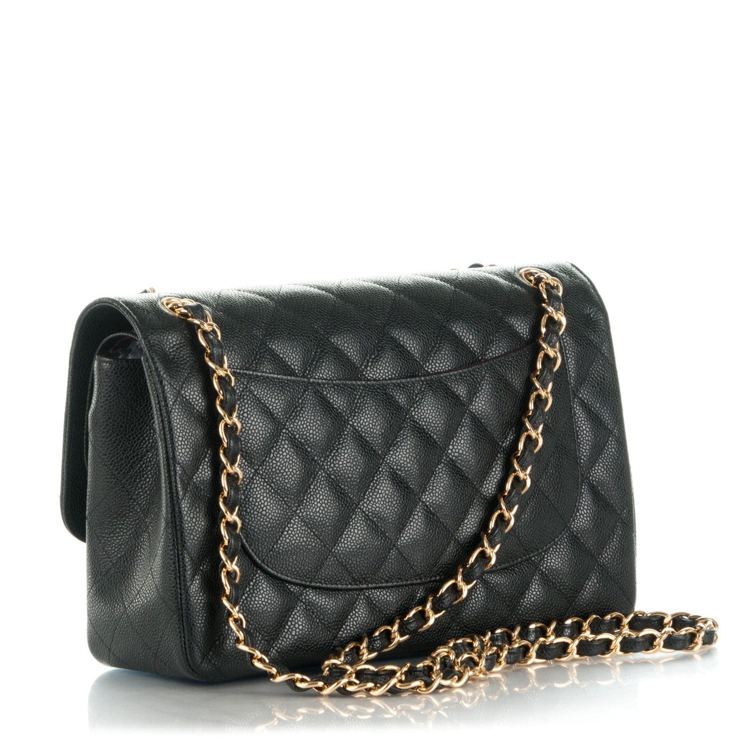 Chanel Caviar Quilted Jumbo Double Flap Black 4 of 9