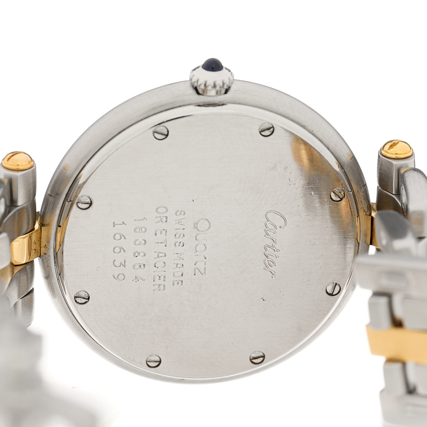 Stainless Steel 18K Yellow Gold 29mm Panthere Vendome Quartz Watch