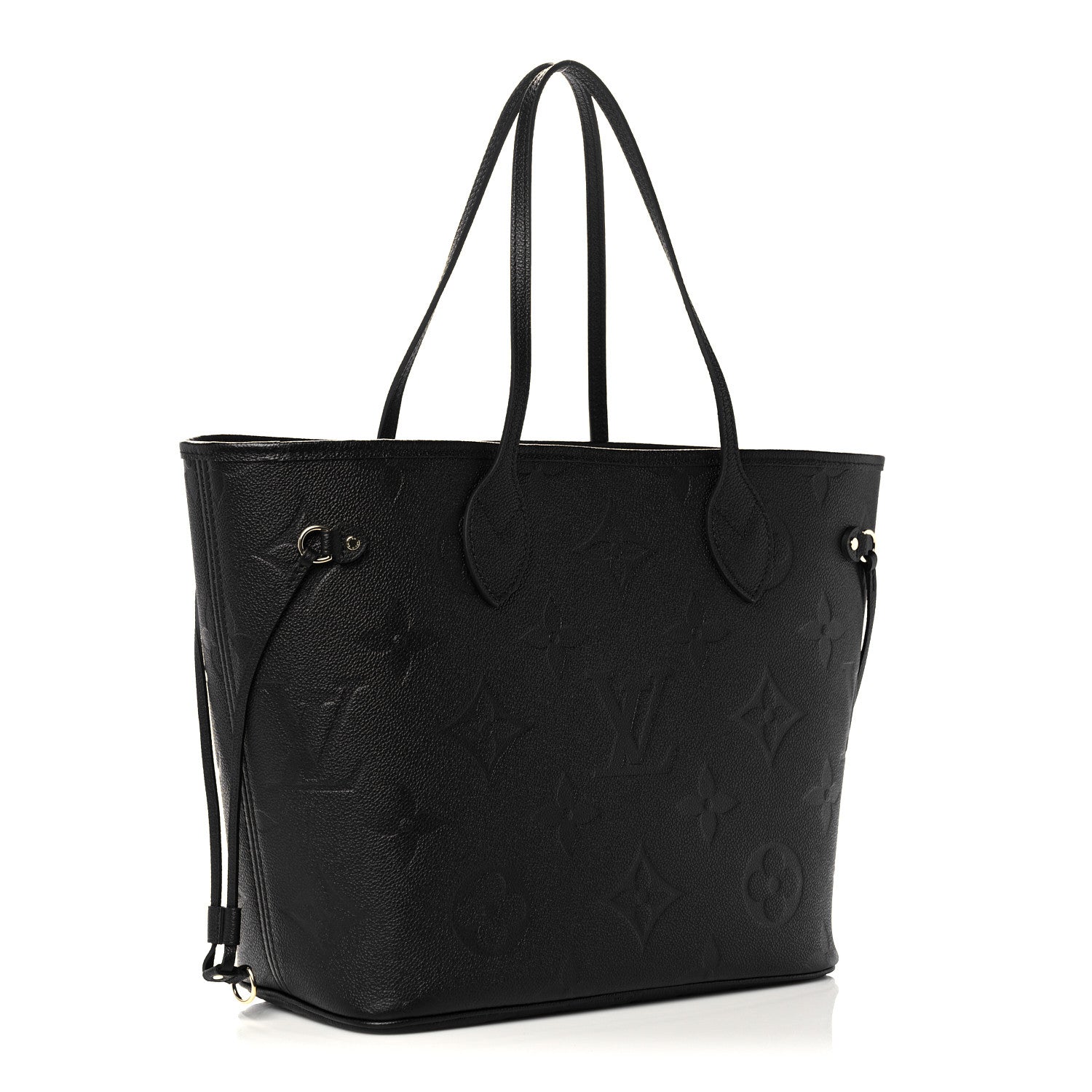 Louis Vuitton Empreinte Monogram Giant Neverfull MM Black 3 of 9