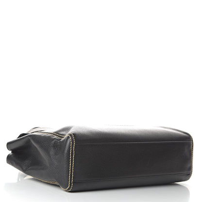 Chanel Caviar CC Stitched Flap Shoulder Bag Black 4 of 11