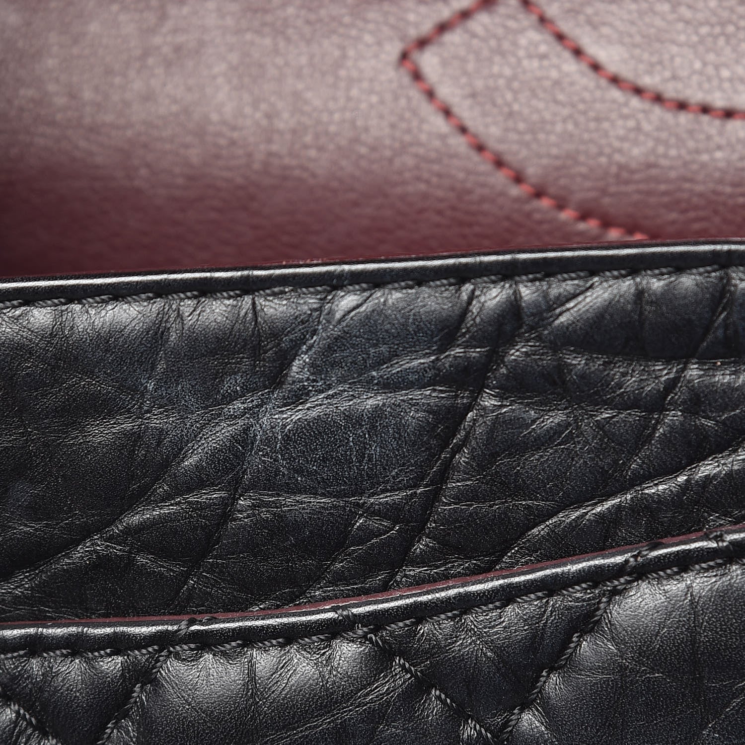 Chanel Aged Calfskin Quilted 2.55 Reissue 226 Flap Black 10 of 12