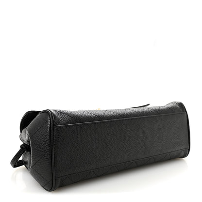Chanel Grained Calfskin Stitched Urban Essentials Small Shopping Bag Black 4 of 10