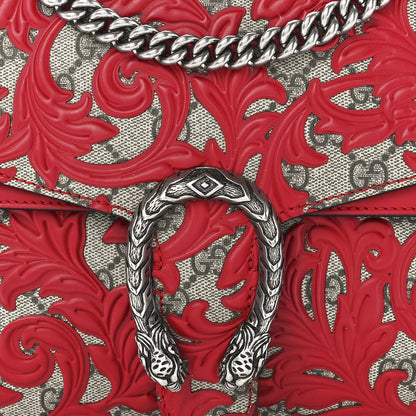 Gucci GG Supreme Monogram Arabesque Medium Dionysus Shoulder Bag Hibiscus Red 8 of 11