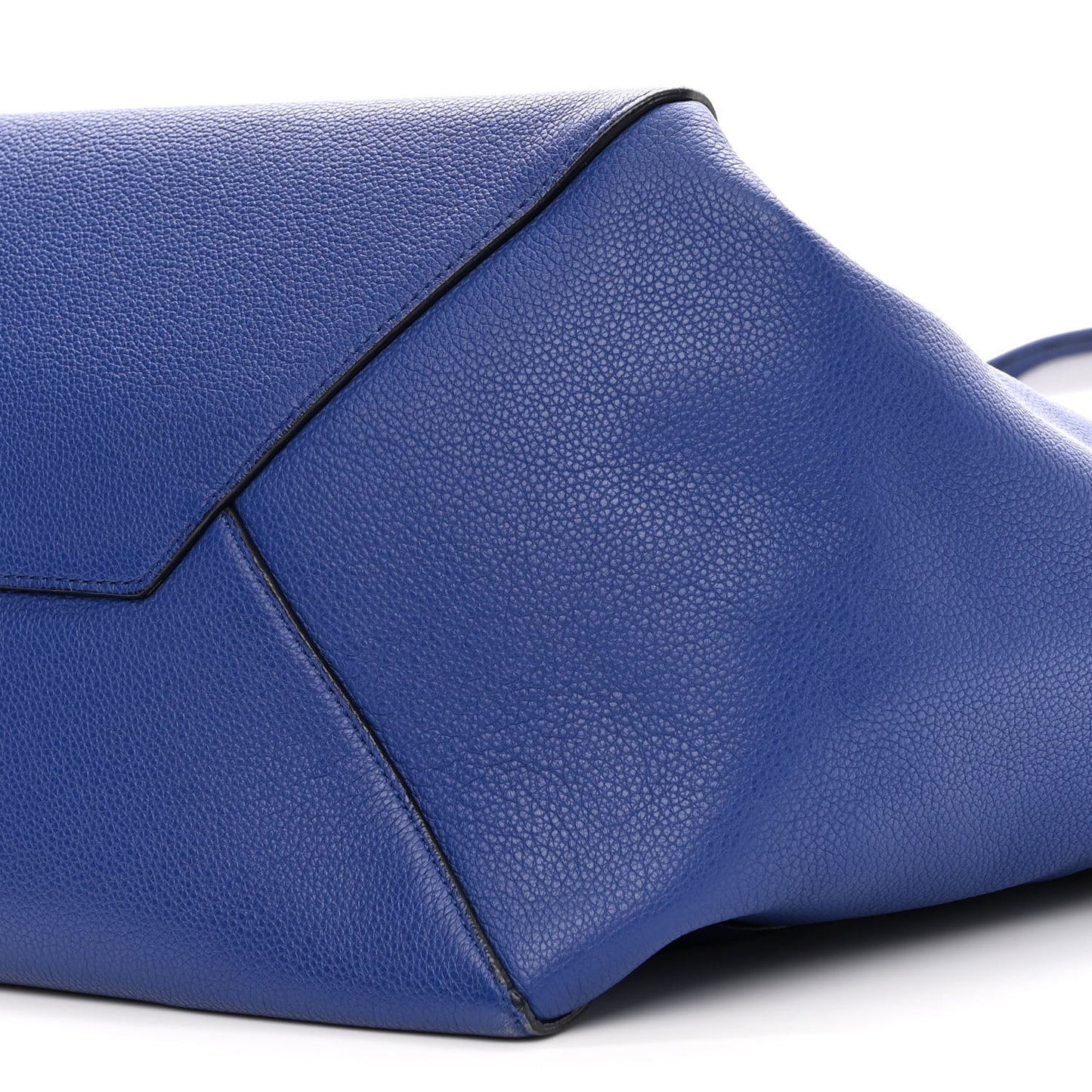 Soft Grained Calfskin Medium Belt Cabas Phantom Indigo