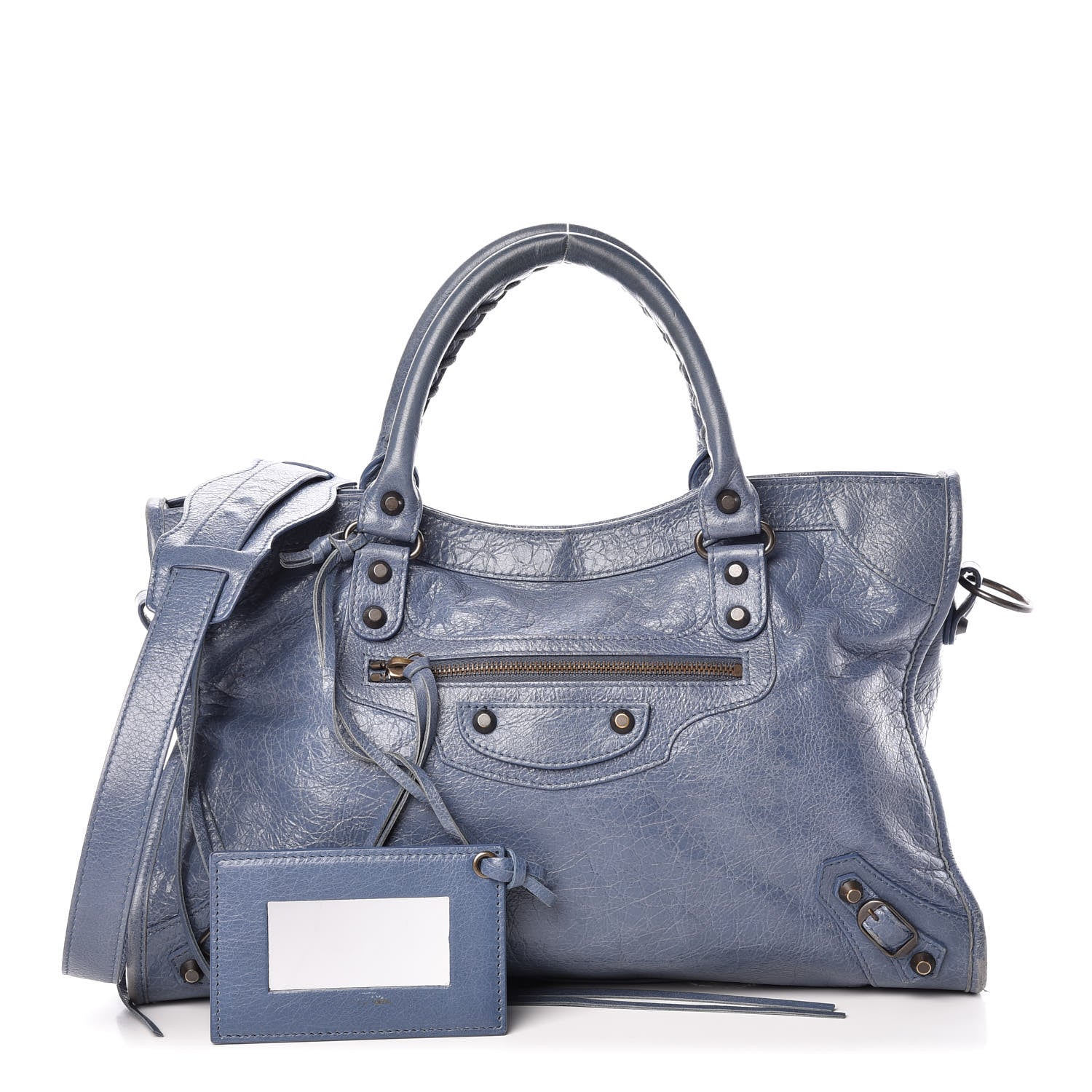 Balenciaga Agneau Classic Hardware City Bleu Persan 1 of 14