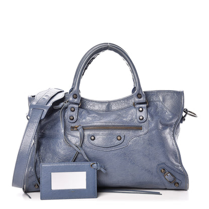 Balenciaga Agneau Classic Hardware City Bleu Persan 1 of 14