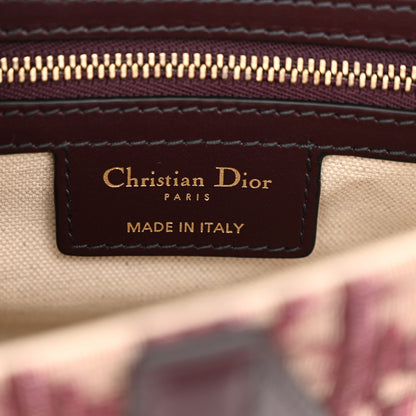 Christian Dior Oblique Saddle Bag Burgundy 6 of 10