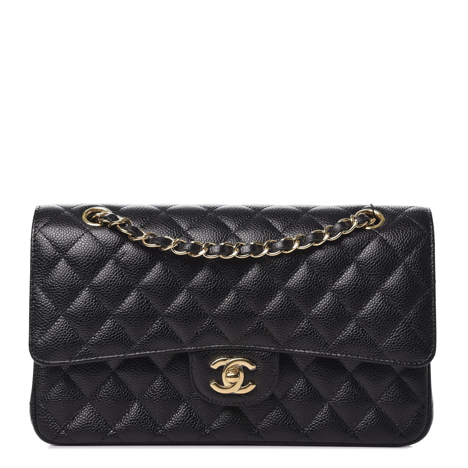 Chanel Caviar Quilted Medium Double Flap Black 1 of 11