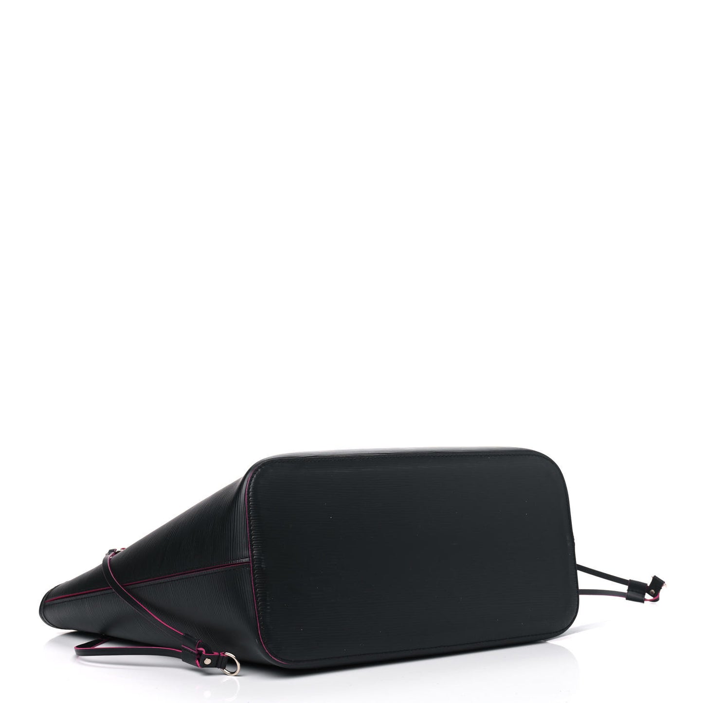 Epi Neverfull MM Black Hot Pink