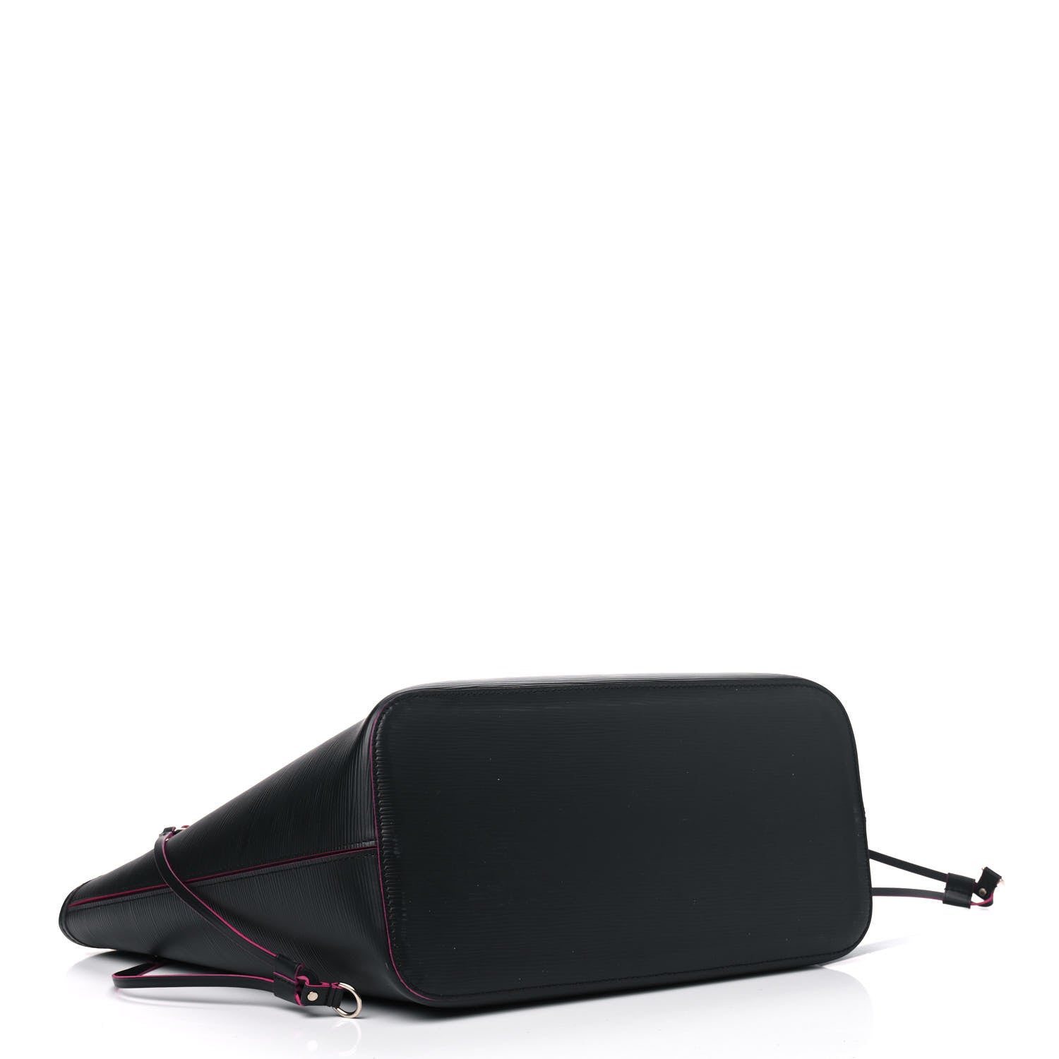 Louis Vuitton Epi Neverfull MM Black Hot Pink 3 of 4
