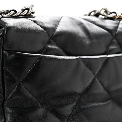 Chanel Lambskin Quilted Medium Chanel 19 Flap Black 14 of 14
