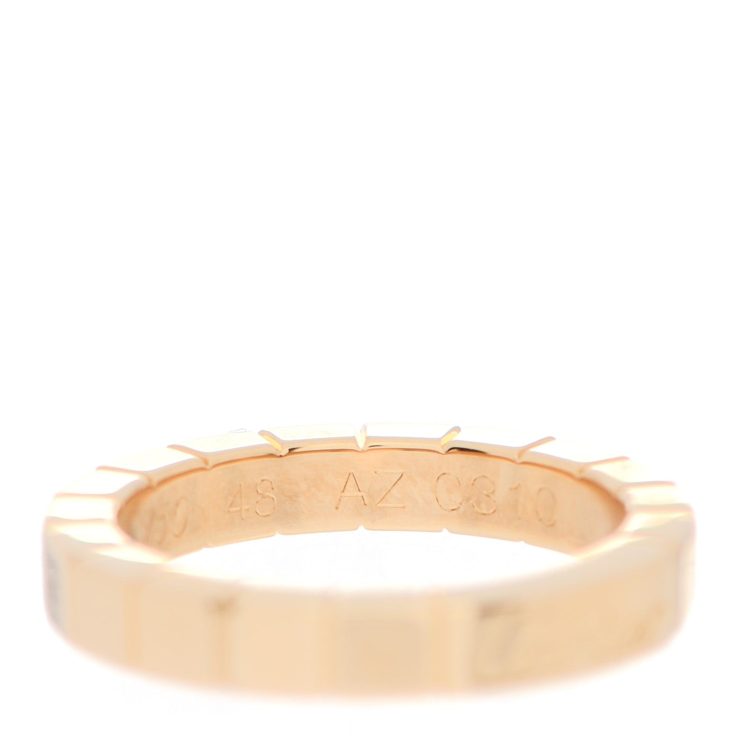 18K Yellow Gold Lanieres Ring 48 4.5