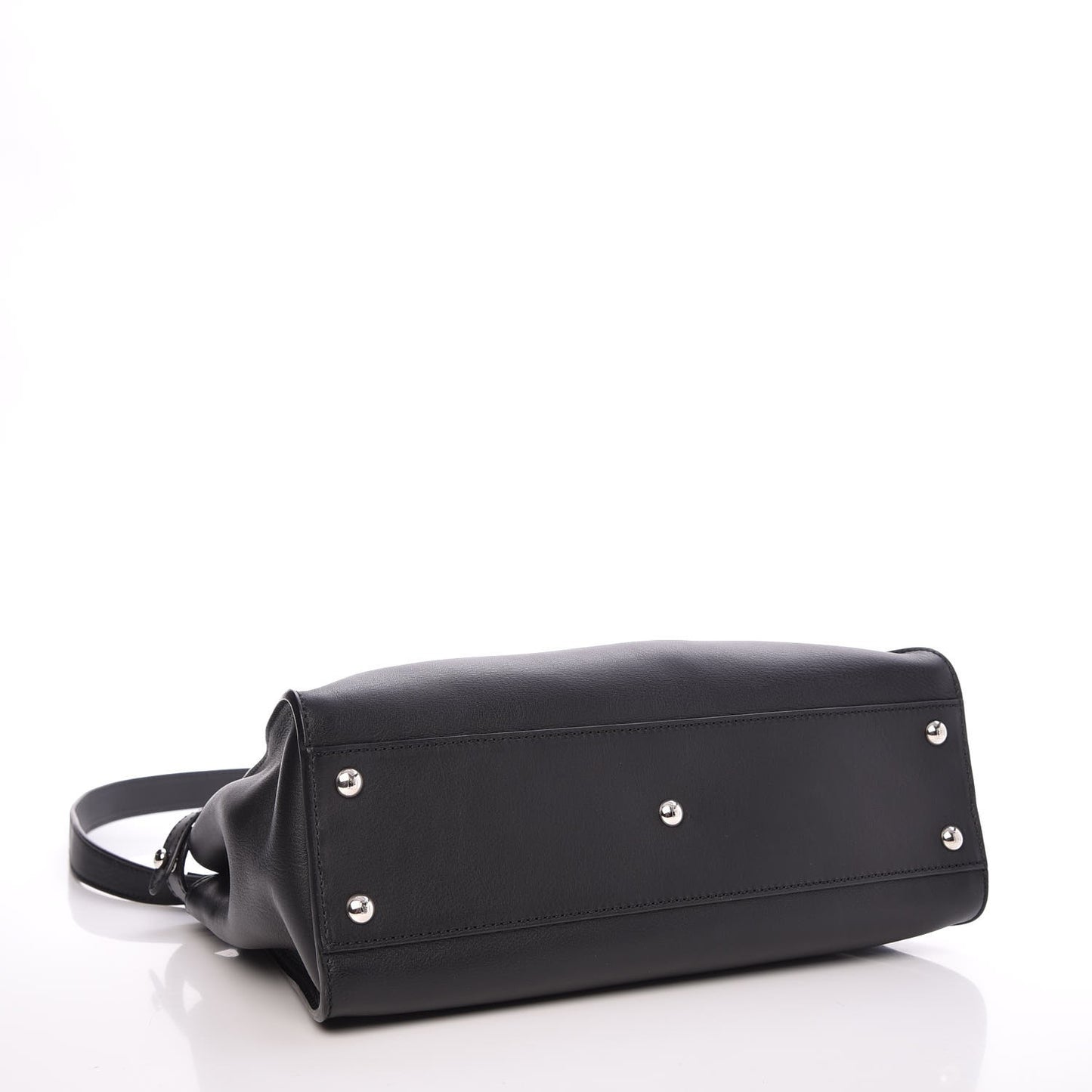 Vitello Seta Python Crocodile Monster Eyes Medium Peekaboo Iconic Satchel Black Girasole