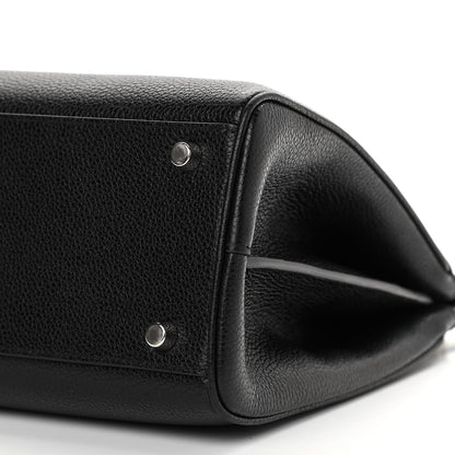 Gucci Grainy Calfskin Small Zumi Top Handle Bag Black 10 of 10