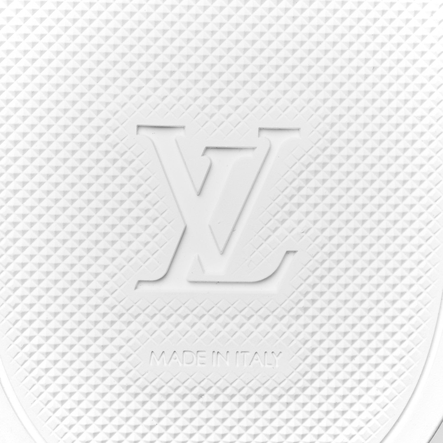 Louis Vuitton Iridescent Rubber Monogram Mens Waterfront Mules 12 White 7 of 8