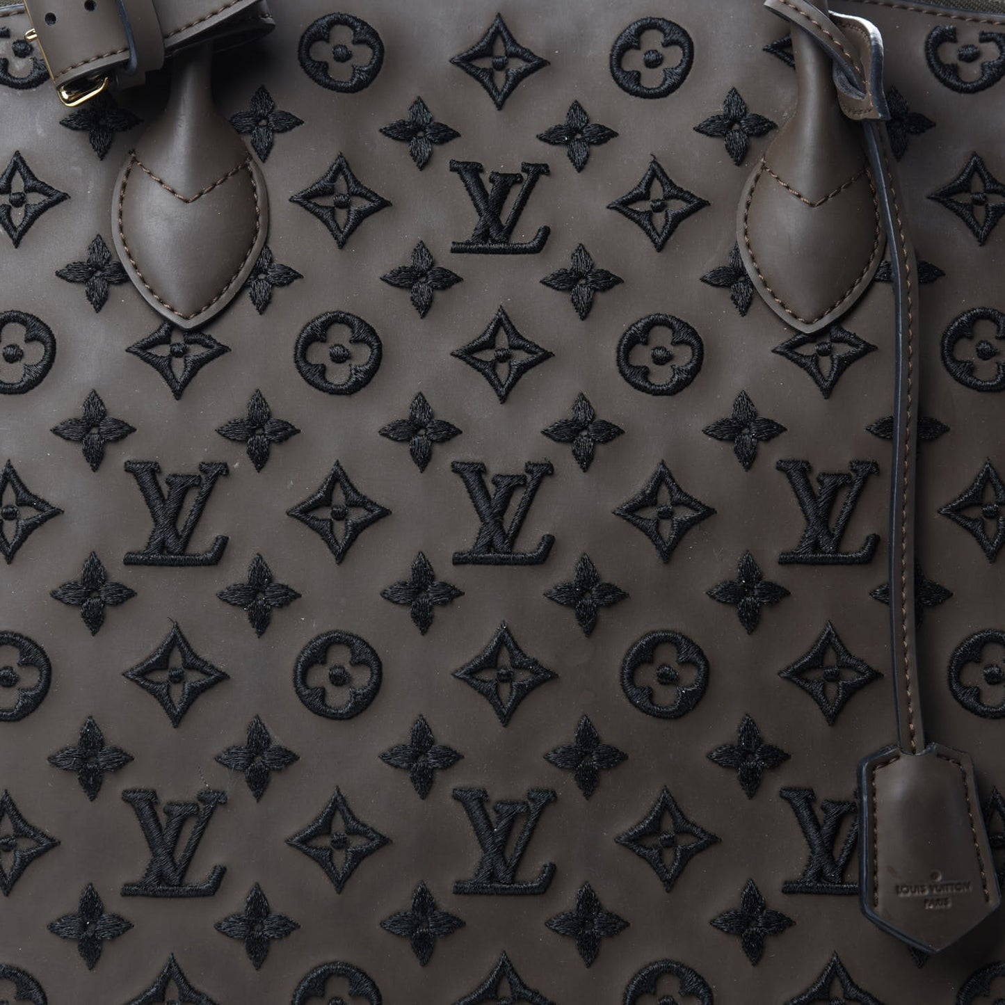 Monogram Addiction Vertical Lockit MM Brown