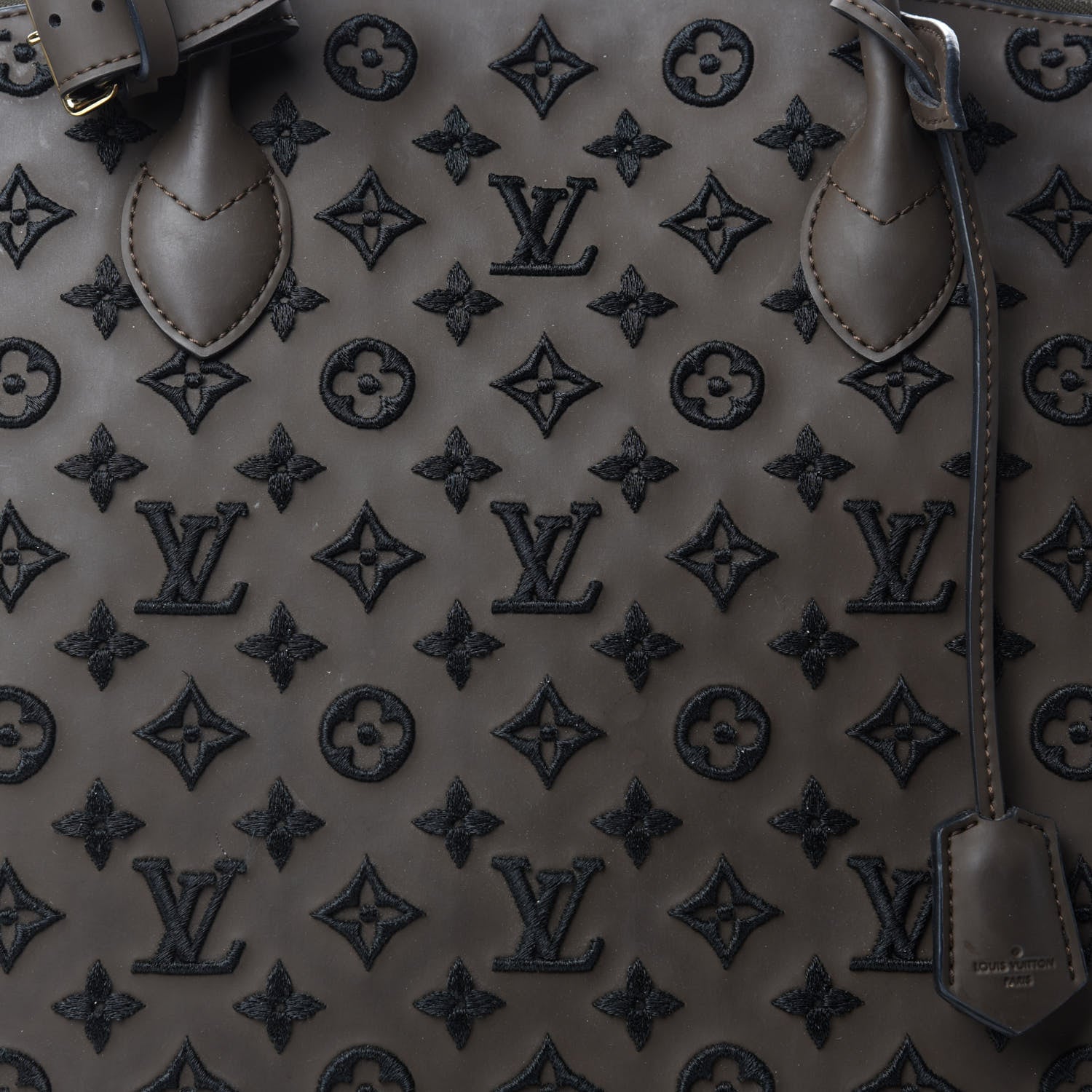 Louis Vuitton Monogram Addiction Vertical Lockit MM Brown 12 of 12