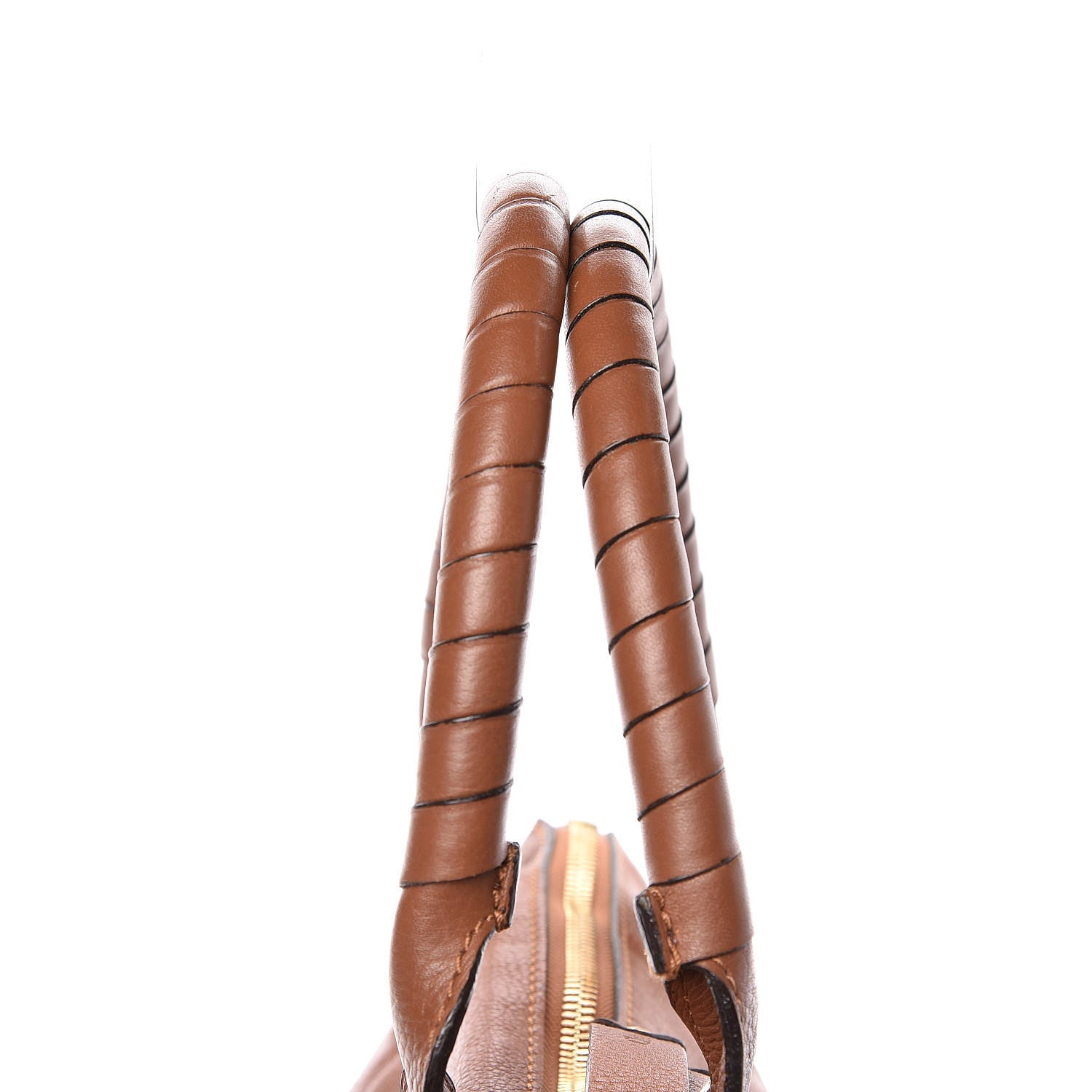 Chloe Calfskin Medium Marcie Satchel Tan 15 of 21