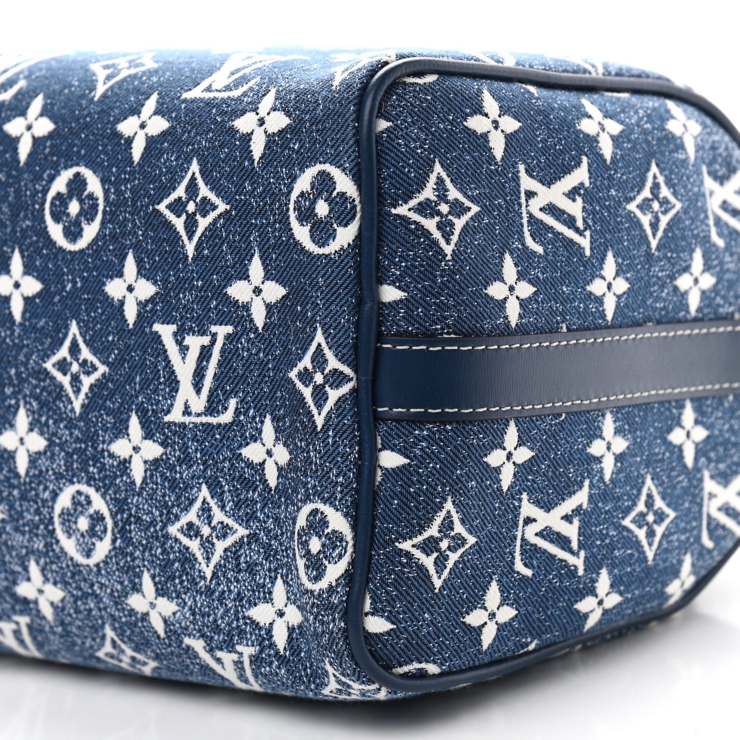 Monogram Jacquard Denim Speedy Bandouliere 25 Bleu