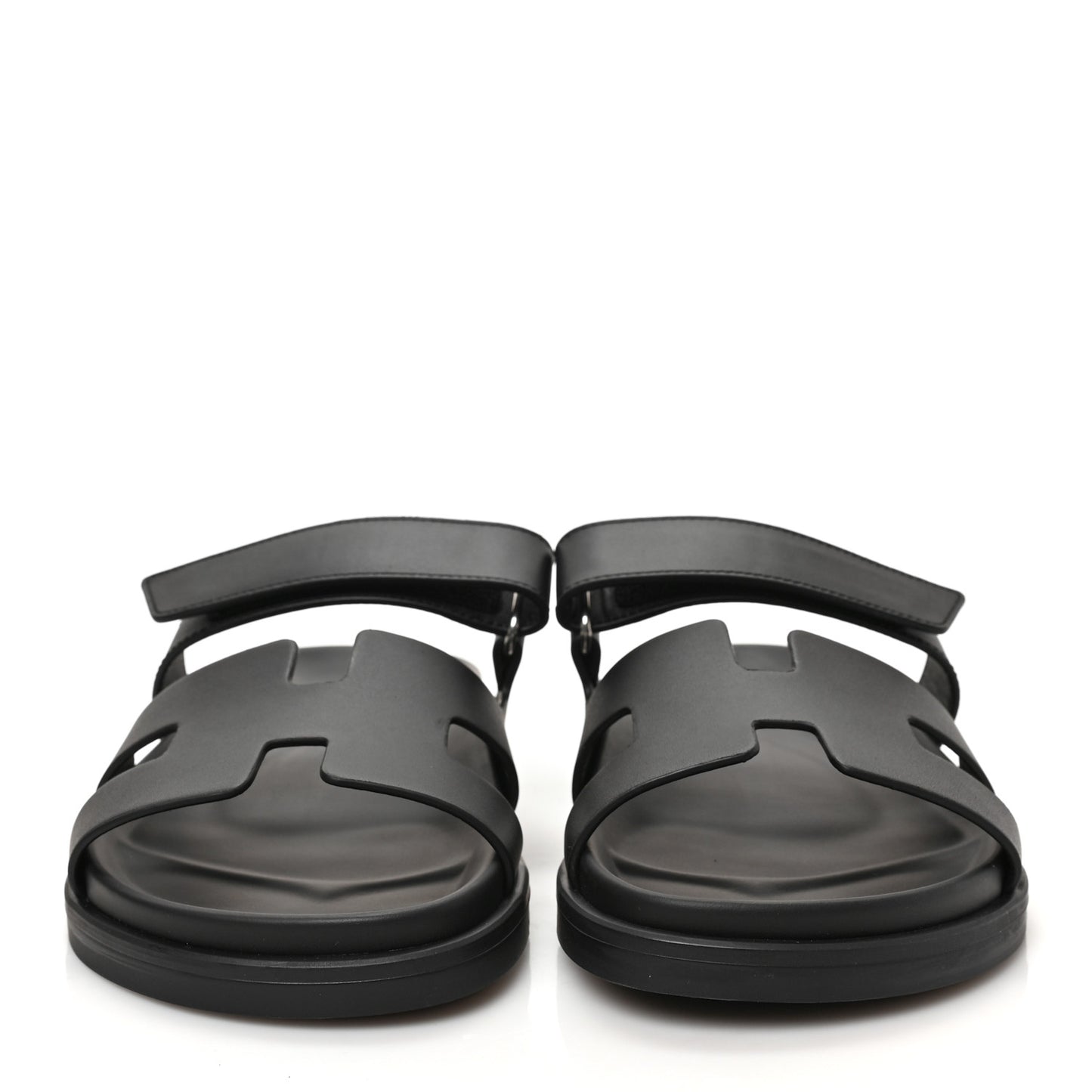 Calfskin Womens Chypre Sandals 38 Black