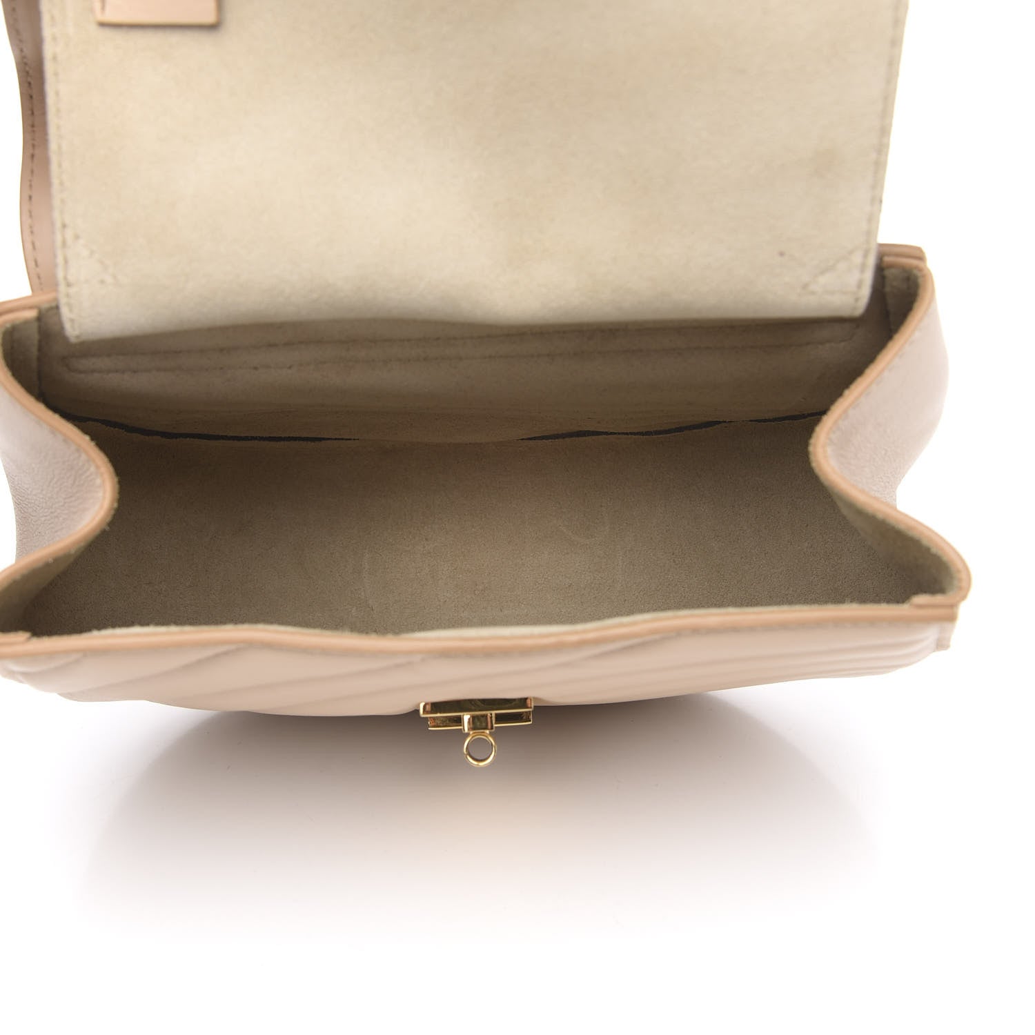 Chloe Calfskin Quilted Mini Drew Bijou Shoulder Bag Pearl Beige 5 of 11