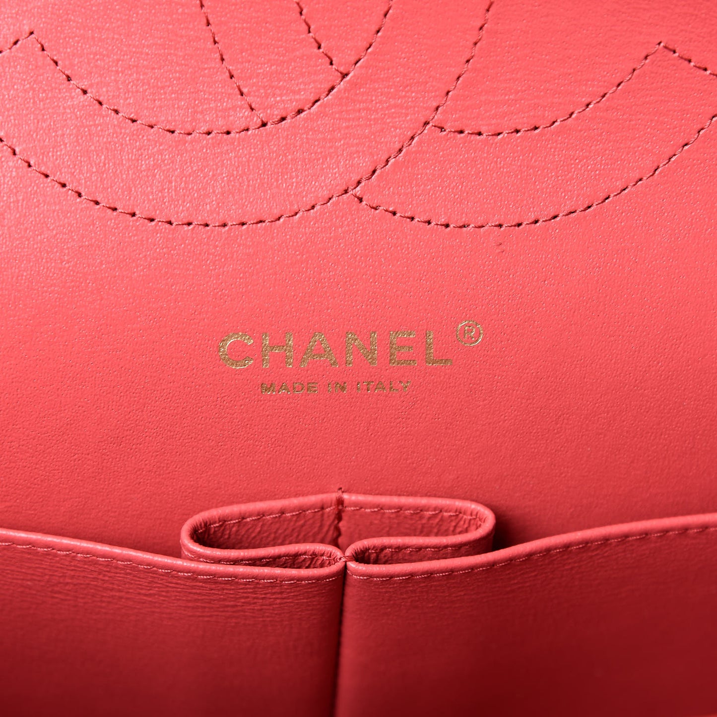 Caviar Quilted Jumbo Double Flap Dark Pink