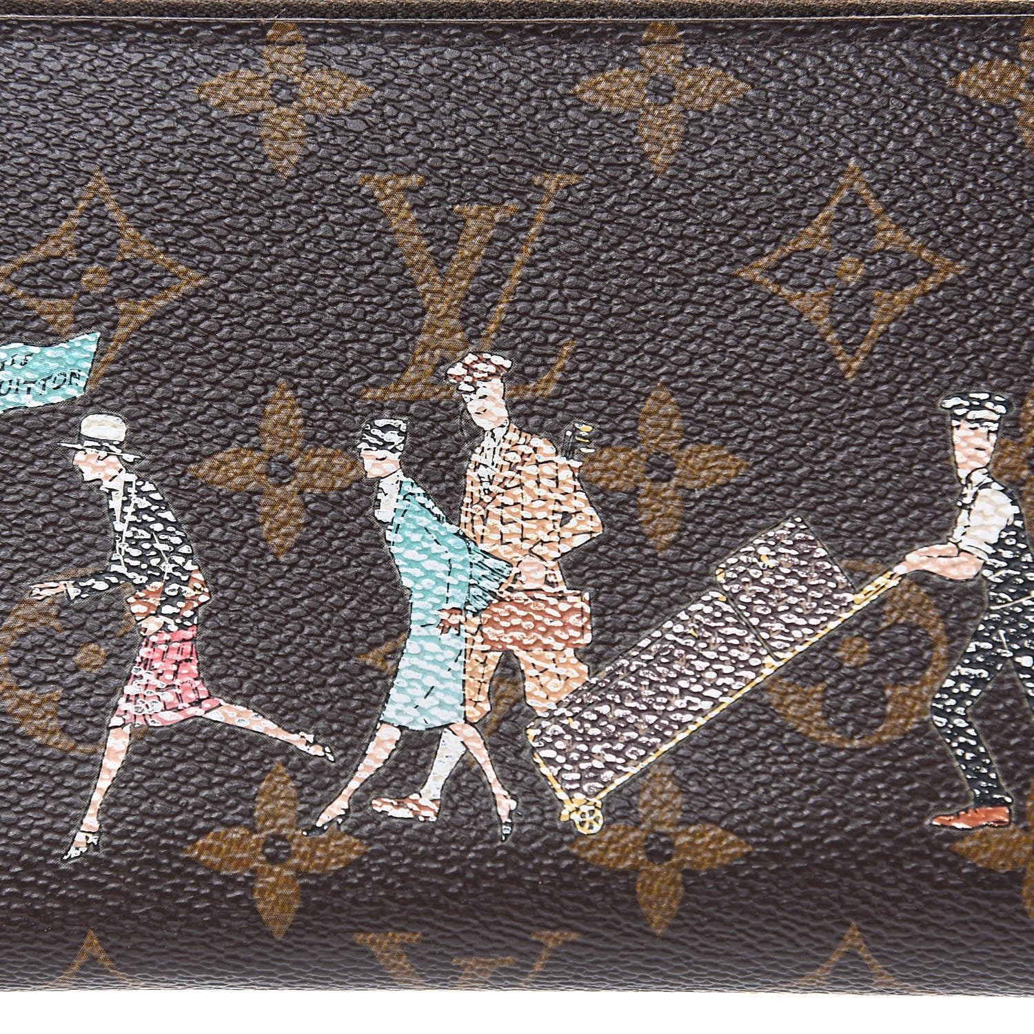Louis Vuitton Monogram Illustre Zippy Wallet Rose 12 of 16
