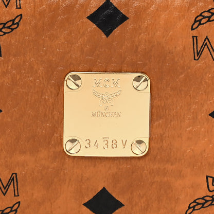 MCM Visetos Vanity Case Cognac 7 of 10