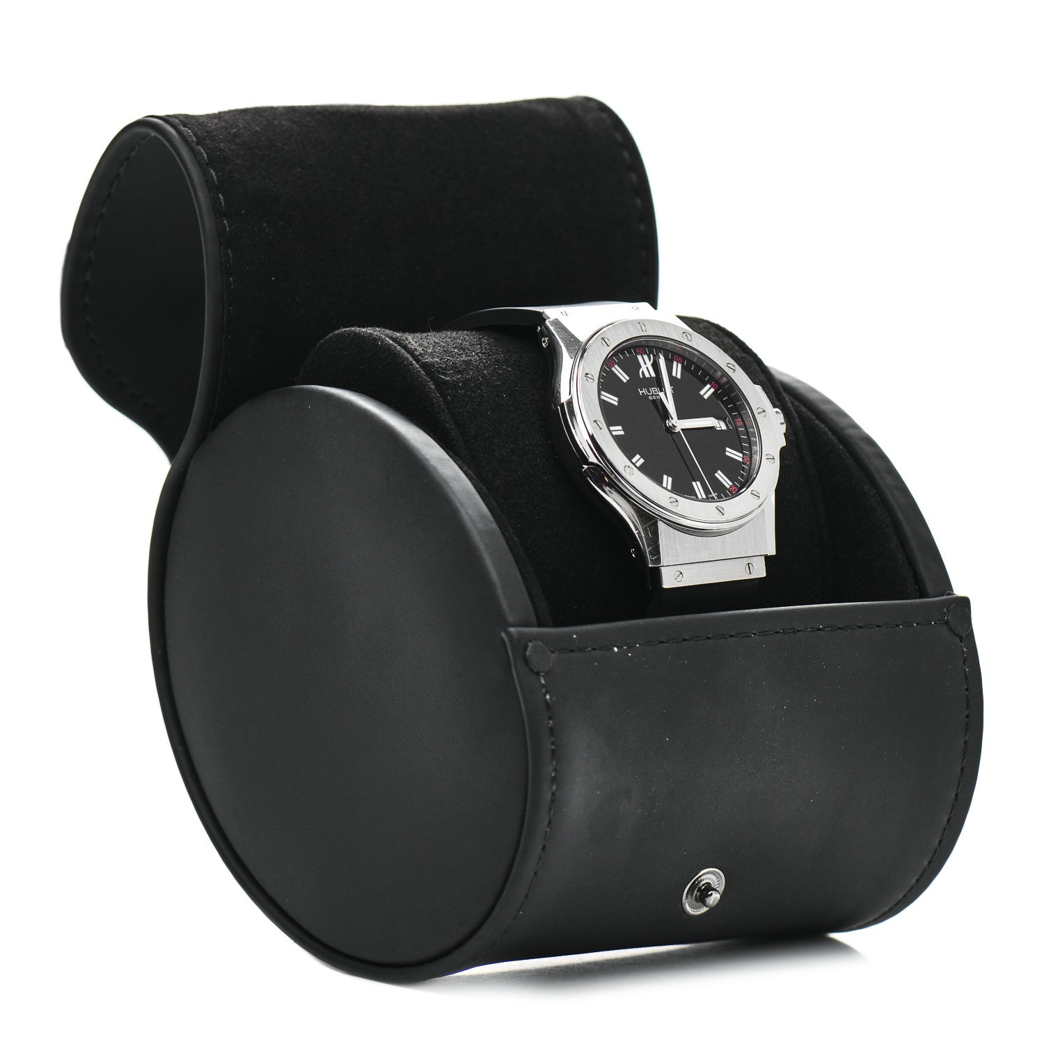 Hublot Stainless Steel Rubber 42mm Classic Fusion Quartz Watch Black B1905.1 5 of 5