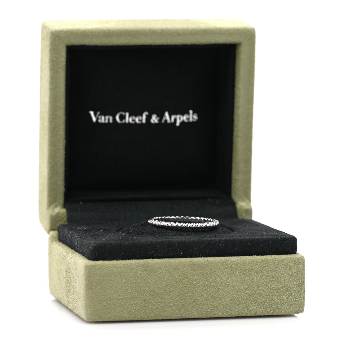 18K White Gold Small Perlee Ring 57 8