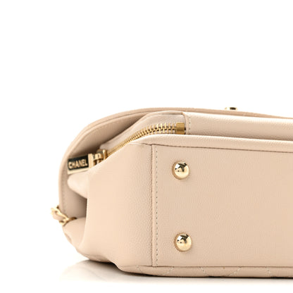Chanel Caviar Quilted Small Business Affinity Flap Beige 9 of 12