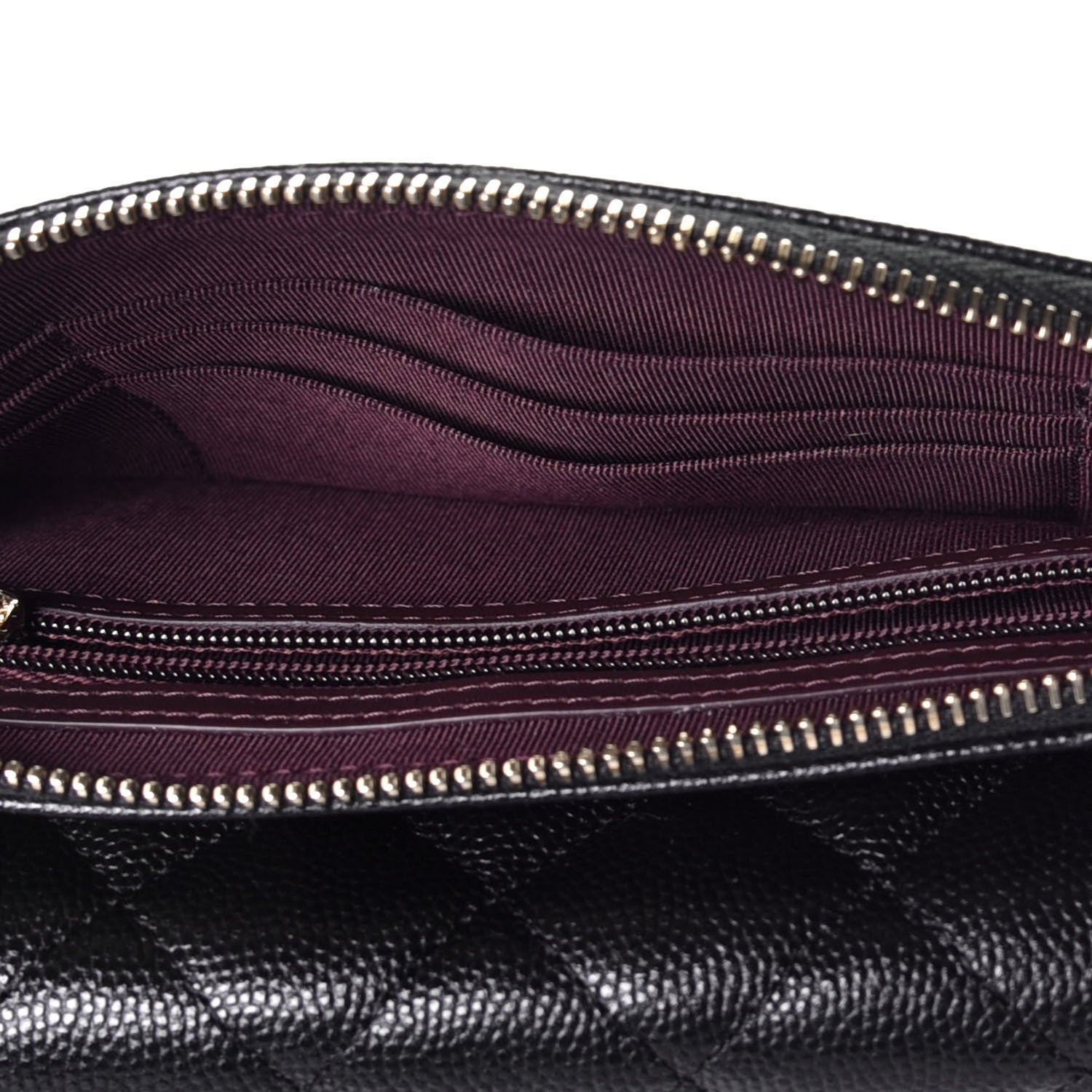 Chanel Caviar Quilted Flap Phone Holder With Chain Black 6 of 11