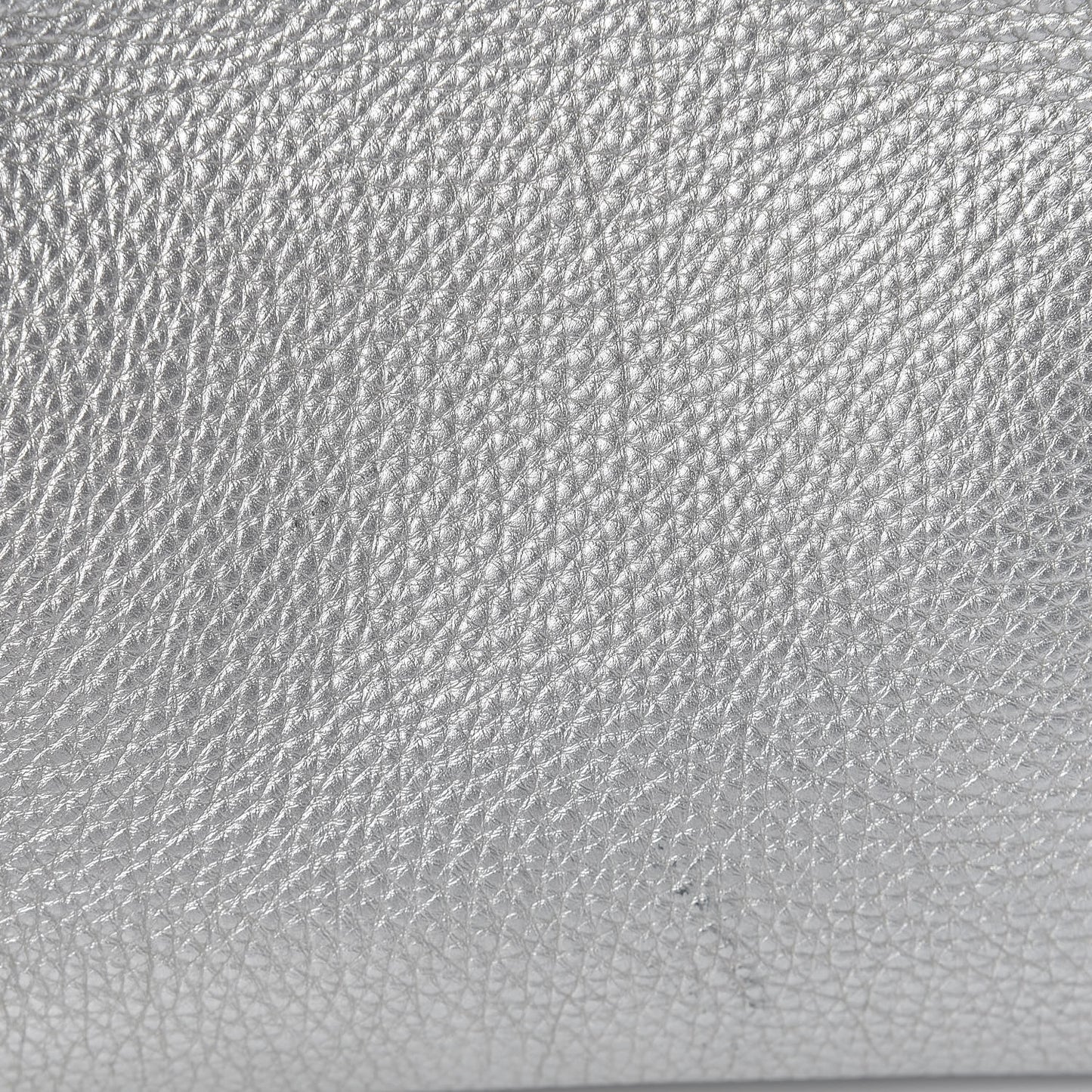 Cuoio Romano Lux Selleria Medium Peekaboo Iconic Satchel Argento
