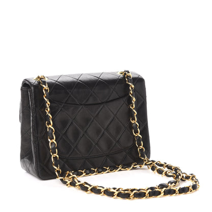 Chanel Lambskin Quilted Mini Square Flap Black 3 of 10