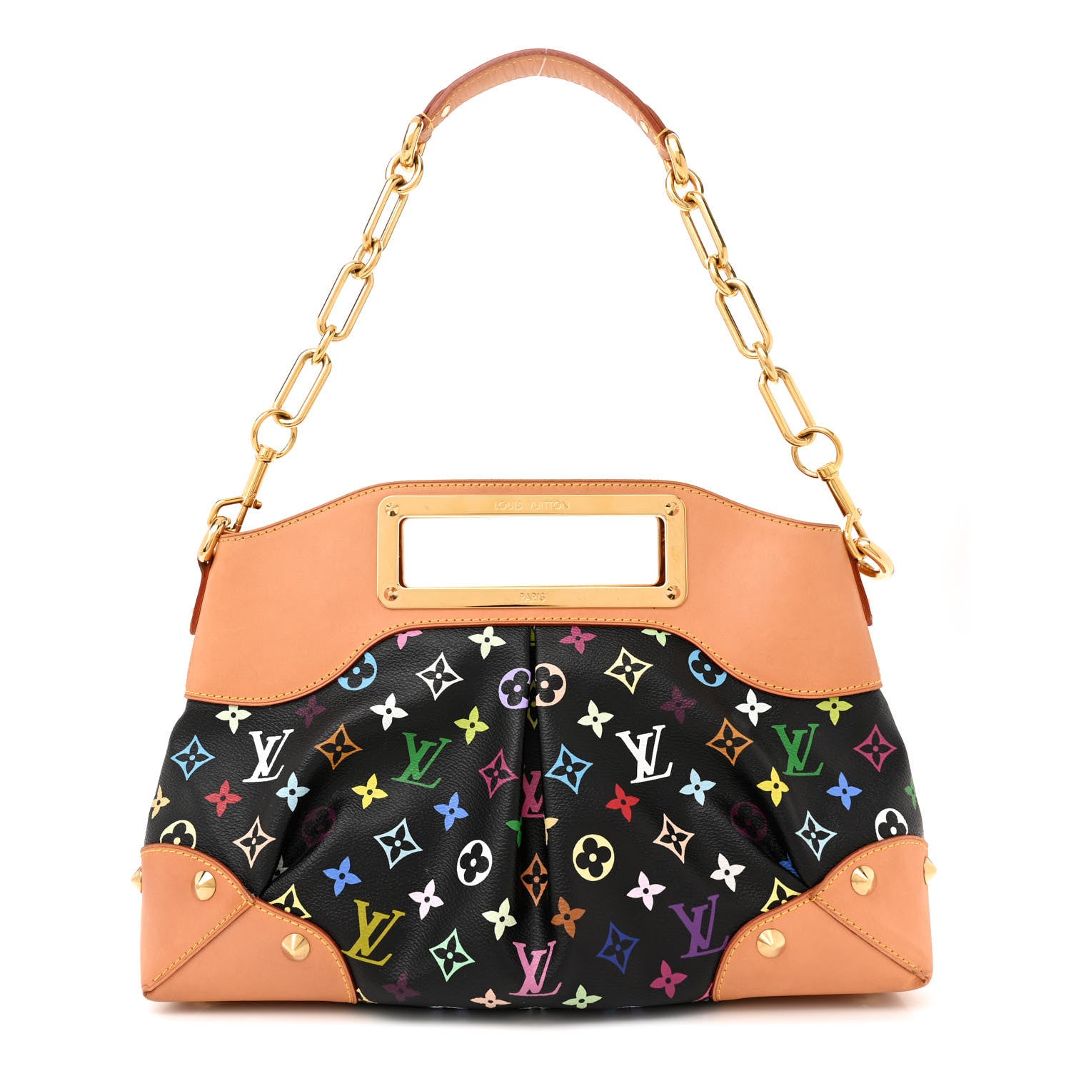Louis Vuitton Monogram Multicolor Judy MM Black 1 of 12