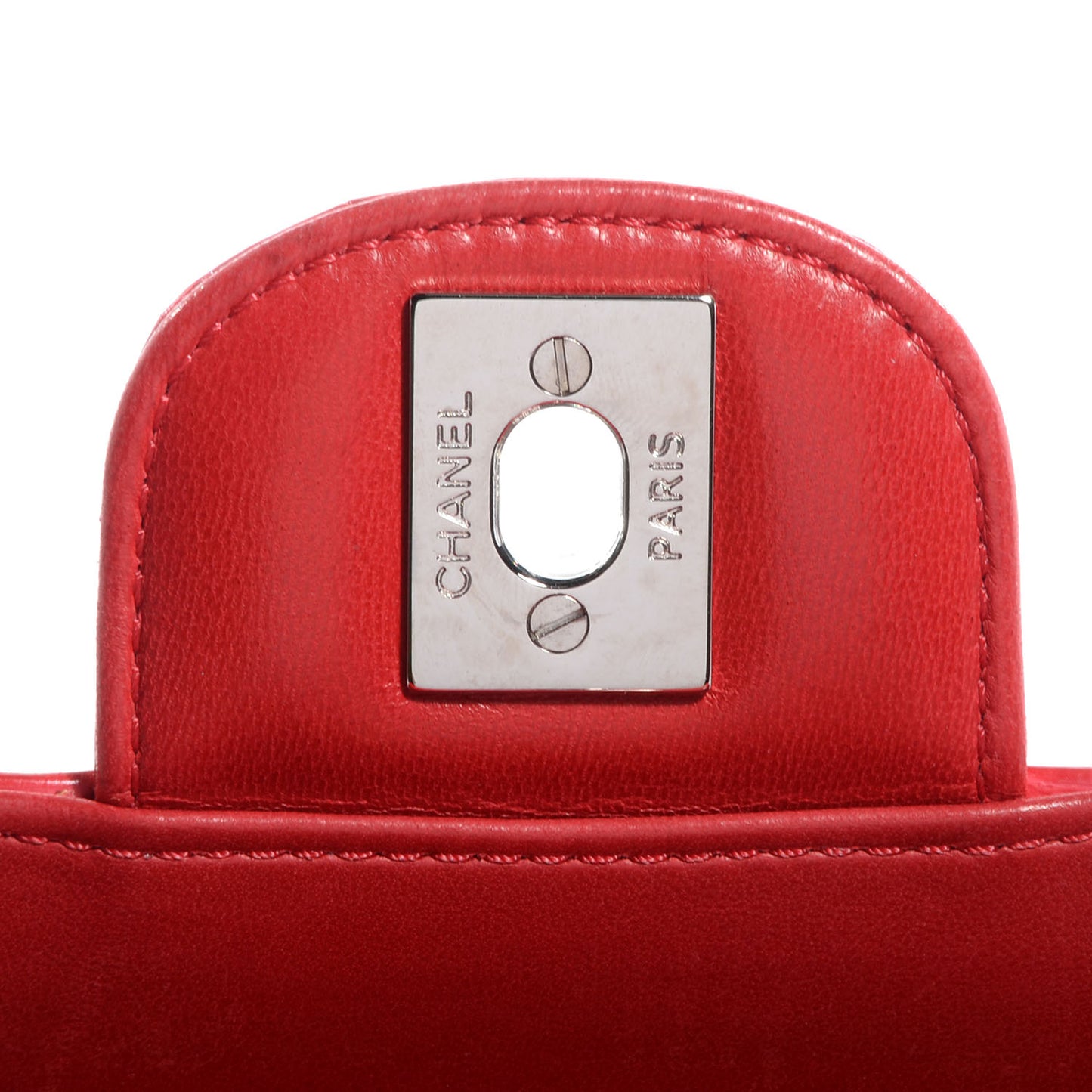 Alligator Medium Double Flap Red