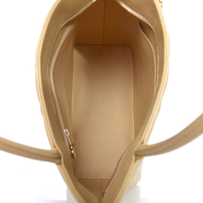 Chanel Caviar Quilted Medallion Tote Beige 5 of 14