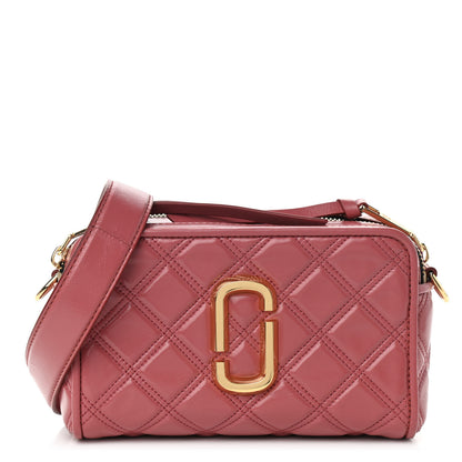 Marc Jacobs Calfskin Quilted The Softshot 21 Bag Santa Fe Red 2 of 21