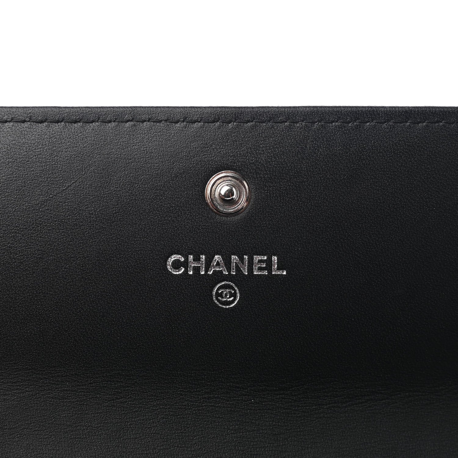Chanel Patent Quilted Large Brilliant Flap Wallet Black 5 of 7